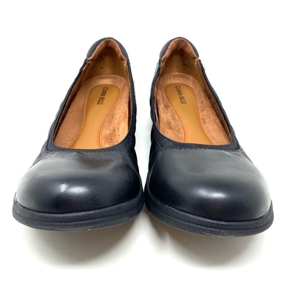Cobb Hill WOMEN'S LIDIA BALLET FLAT Black Leather - Picture 3 of 8